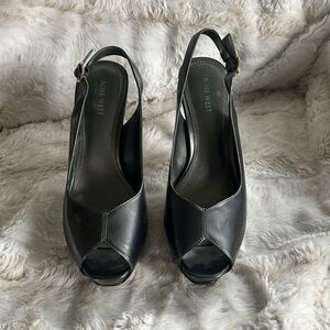 Nine West Peep Toe Slingback Shoes